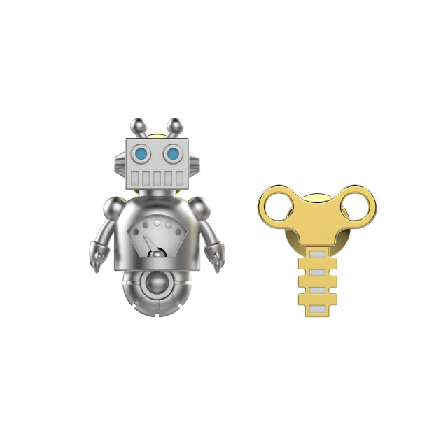 Metalmorphose Robot Broş Seti