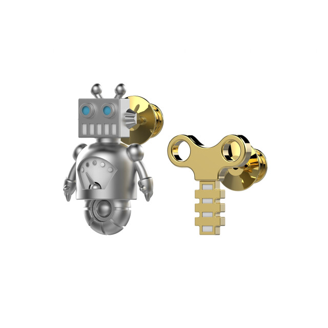 Metalmorphose Robot Broş Seti