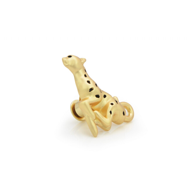 Metalmorphose Leopar & Tropikal Yaprak Broş Seti