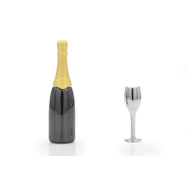 Metalmorphose Şarap & Kadeh Broş Seti