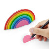 Mustard Rainbow Sticky Notes Not Kağıdı