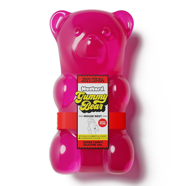Mustard Gummy Bear Mouse Bilek Desteği - Pembe