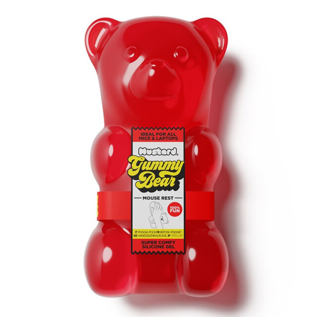 Mustard Gummy Bear Mouse Bilek Desteği - Kırmızı