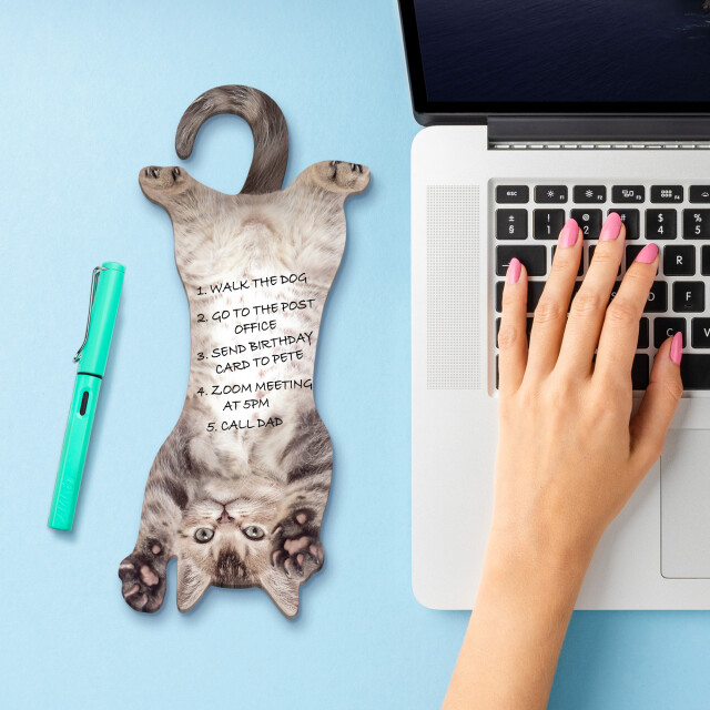 Mustard Cat Asılabilir Notluk