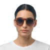 Okkia Zeno Round Unisex G&uuml;neş G&ouml;zl&uuml;ğ&uuml;Sahara Havana / Lens: Yeşil
