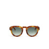 Okkia Zeno Round Unisex G&uuml;neş G&ouml;zl&uuml;ğ&uuml;Sahara Havana / Lens: Yeşil