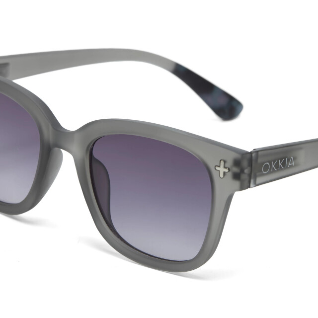 Okkia Giovanni Siyah Lens Unisex Güneş GözlüğüGri