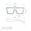 Okkia Tokyo Unisex Güneş Gözlüğü Klasik Havana