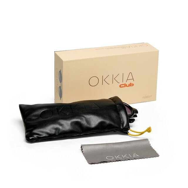 Okkia Club ALICUDI Siyah Lens Polarize G&uuml;neş G&ouml;zl&uuml;ğ&uuml; Siyah