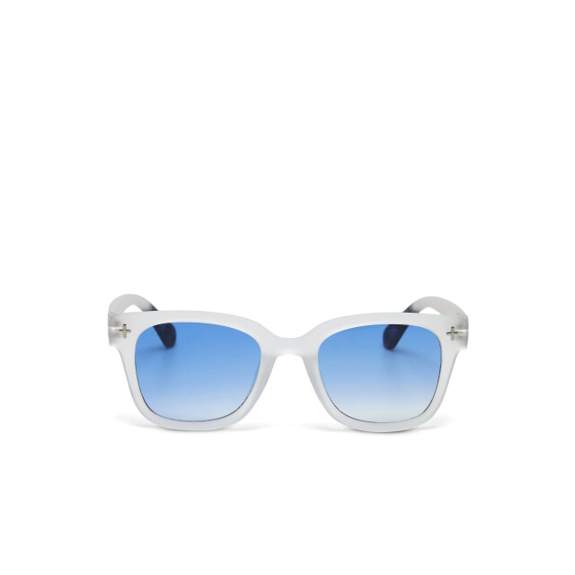 Okkia Giovanni Mavi Lens Unisex Güneş Gözlüğü Beyaz