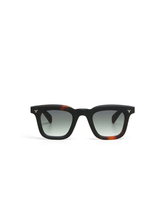 Okkia Firenze Unisex Güneş Gözlüğü Siyah Havana / Lens: Yeşil