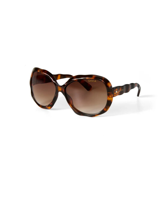 GLAY メガジャケ Seletti x Okkia California Kahreverengi Gradyan Güneş Gözlüğü