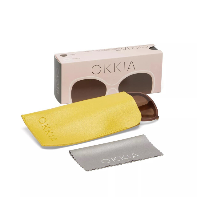 Okkia Anna Butterfly Güneş Gözlüğü Havana Pembesi OUTLET