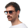 Okkia Zeno Round Unisex G&uuml;neş G&ouml;zl&uuml;ğ&uuml;Sahara Havana / Lens: Yeşil