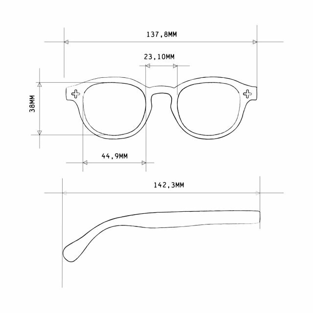Okkia Aurelio Unisex Okuma -  G&uuml;neş G&ouml;zl&uuml;ğ&uuml; - 2.00