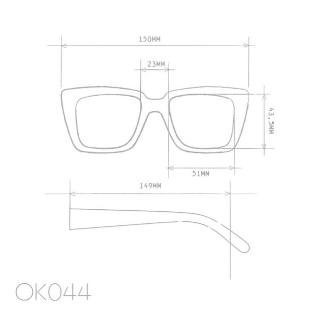 Okkia Elba Unisex G&uuml;neş G&ouml;zl&uuml;ğ&uuml;Havana Mavi