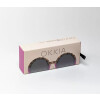 Okkia Monica Unisex  B&uuml;y&uuml;k Yuvarlak G&uuml;neş G&ouml;zl&uuml;ğ&uuml; Havana Pembesi