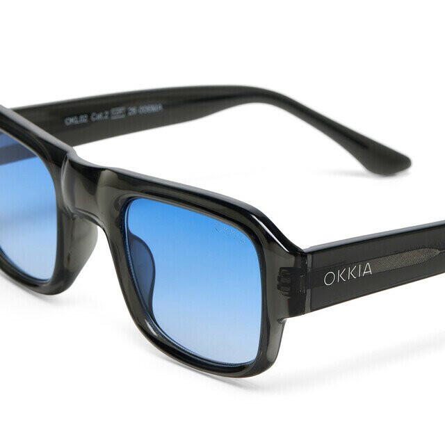 Okkia Club STROMBOLI Mavi Lens Polarize G&uuml;neş G&ouml;zl&uuml;ğ&uuml; Şeffaf F&uuml;me