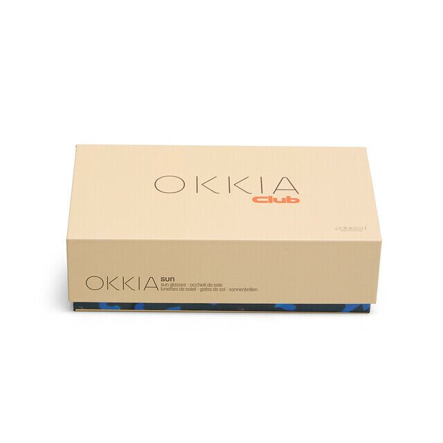 Okkia Club ISCHIA Siyah Lens Polarize G&uuml;neş G&ouml;zl&uuml;ğ&uuml; Mavi