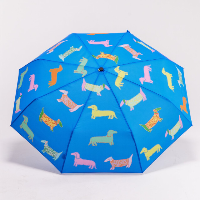 Original Duckhead Duck Kompakt Şemsiye Dogs in Blue